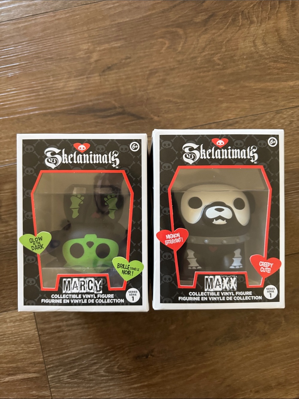 NWT Skelanimals collectible vinyl figures set of 2